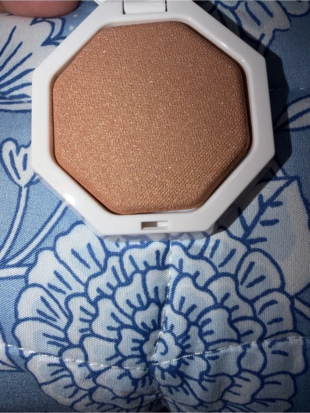 Fenty Beauty Iridescent White Compact with Rainbow Highlights